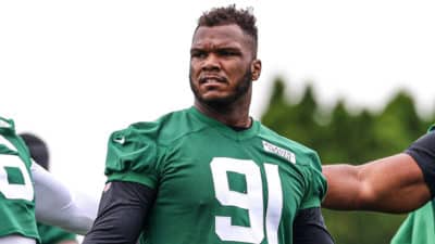 John Franklin-Myers, NY Jets, Madden Rating, INT, Texans, Highlights