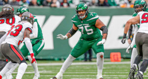 Alijah Vera-Tucker shines brightly amidst the NY Jets' Foxboro