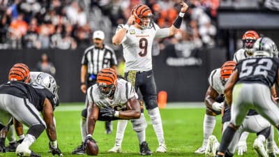 Joe Burrow, Cincinnati Bengals, Las Vegas Raiders