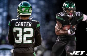 Michael Carter, Le'Veon Bell, Stats, Jets, Jersey, Twitter