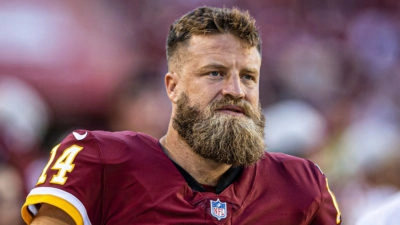 Ryan Fitzpatrick, Washington, Buffalo Bills Playoff Game, Shirtless
