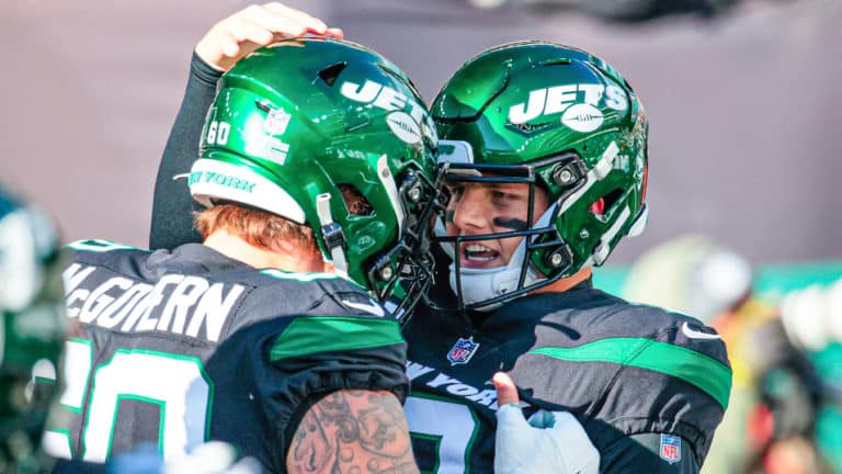 Zach Wilson, New York Jets, Offensive Line, JetBlue