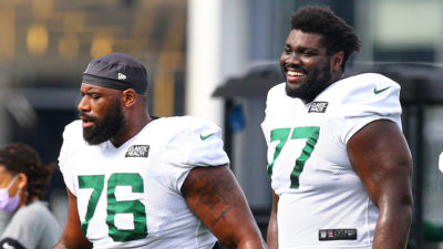 Mekhi Becton, George Fant, NY Jets