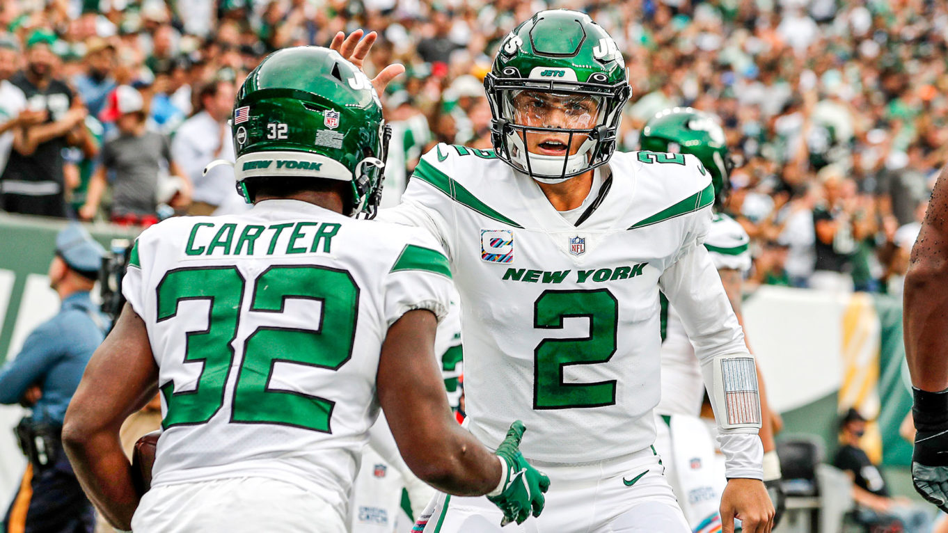 Where does the NY Jets' 2021 draft class rank after one season?