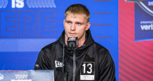Trey McBride, NFL Draft, Combine, Scouting, NY Jets, Ron Middleton