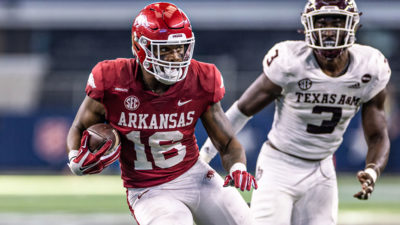 Treylon Burks, Arkansas, NFL Draft, Combine, Results, Numbers, 40 Time, NY Jets