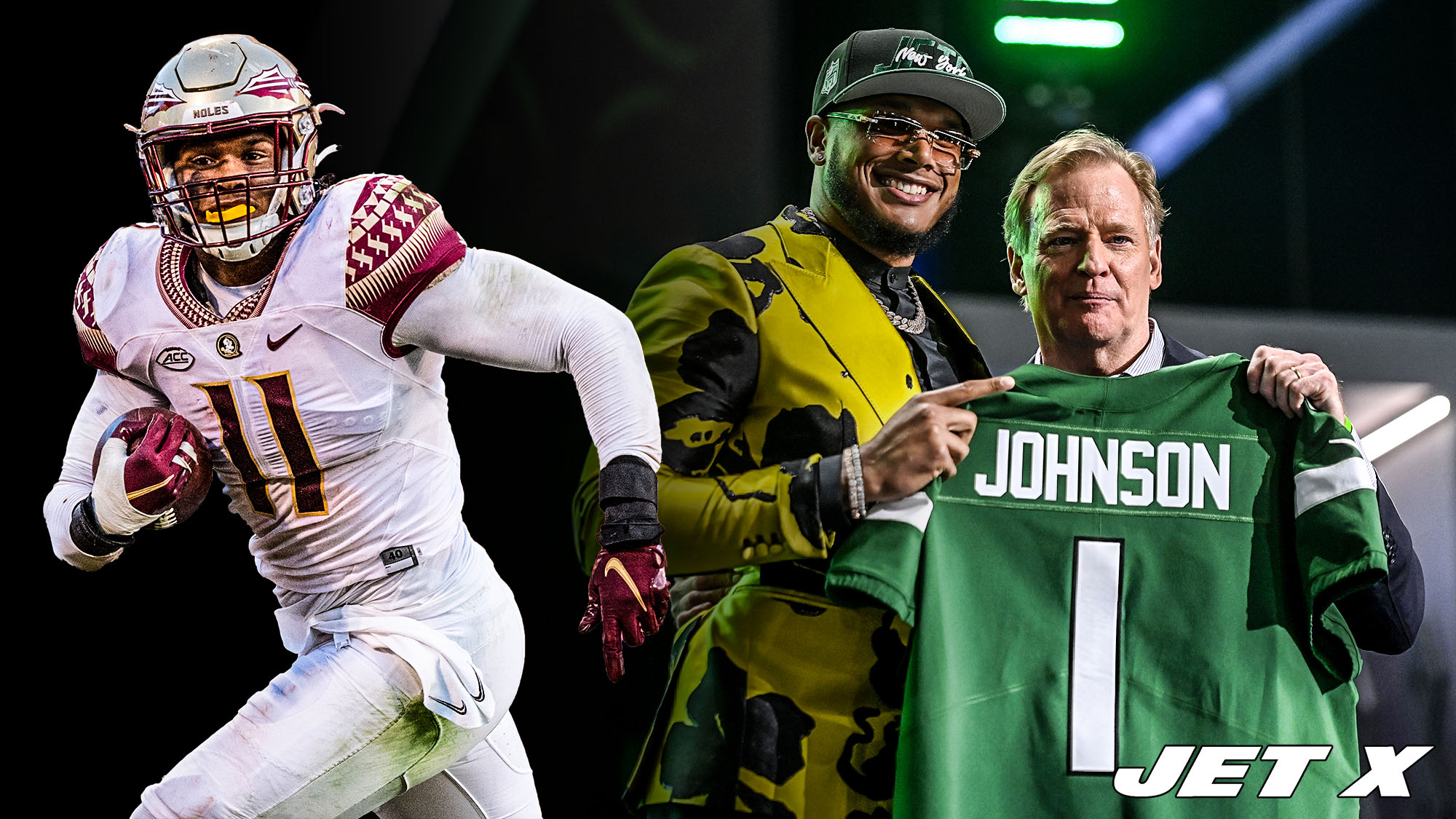 Jermaine Johnson, New York Jets, Florida State, 2022 NFL draft