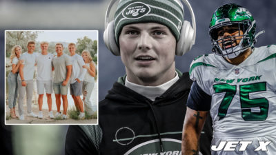 Zach Wilson, Alijah Vera-Tucker, New York Jets, National Siblings Day