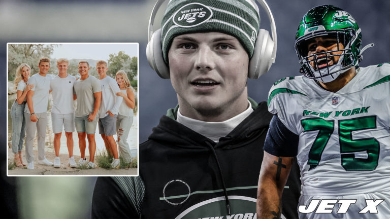 Zach Wilson, Alijah Vera-Tucker, New York Jets, National Siblings Day