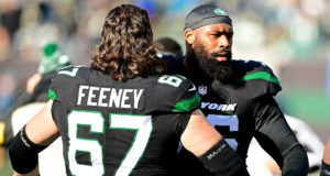 George Fant, Dan Feeney, NY Jets OL, Rank, PFF