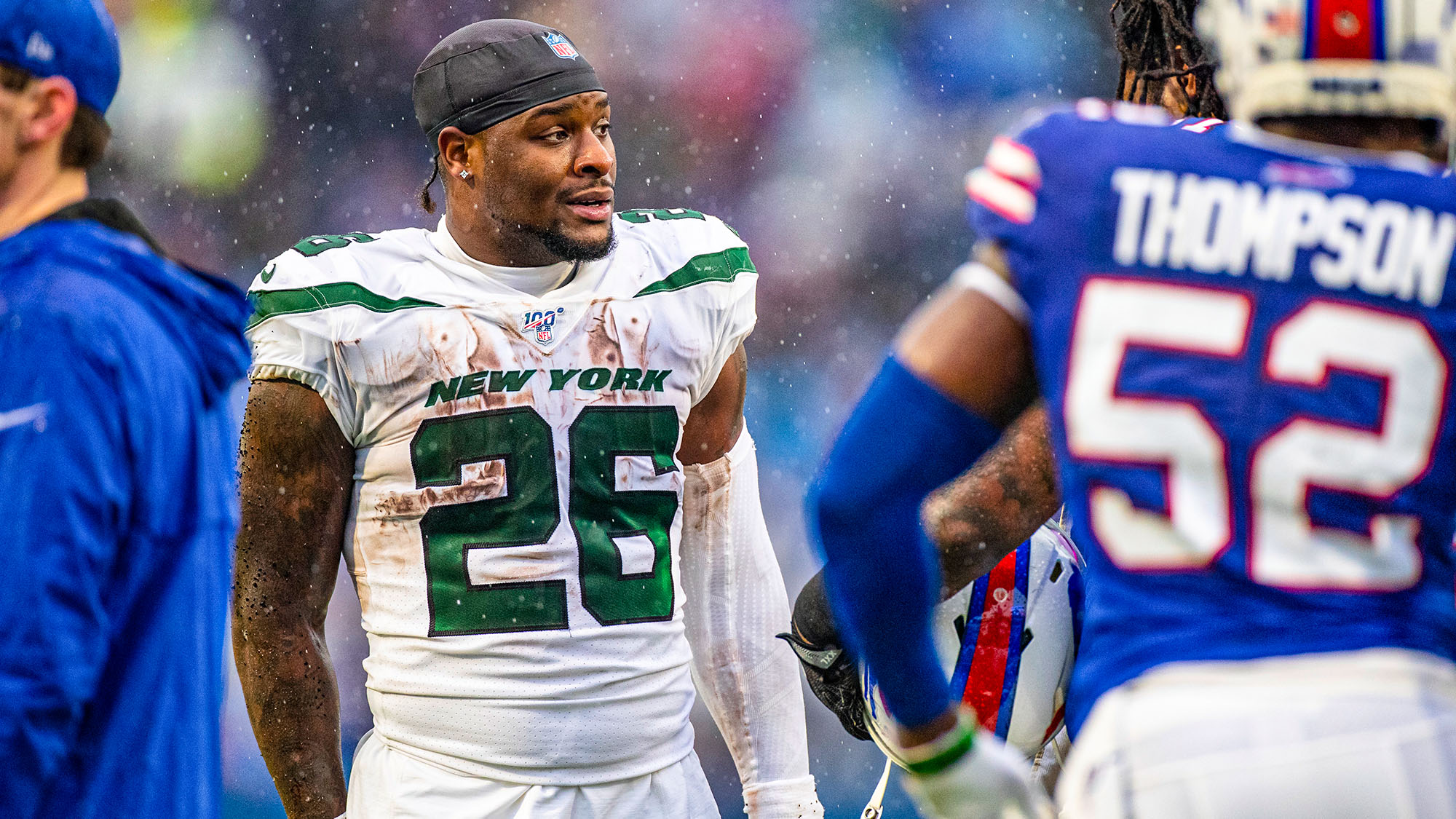 Le'Veon Bell, New York Jets, Boxing, Match, Adrian Peterson