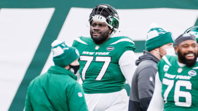 Mekhi Becton, NY Jets, Injury, Return, Minicamp, Practice