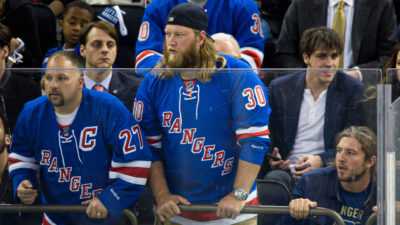 Nick Mangold, NY Jets, NY Rangers, Chug