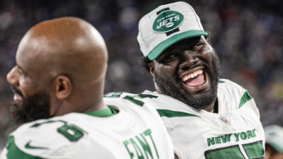 George Fant, Mekhi Becton, NY Jets, Left Tackle, Right Tackle