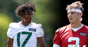 Zach Wilson, Garrett Wilson, New York Jets, Training Camp