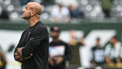 Robert Saleh, NY Jets, Head Coach, Stairs, HC