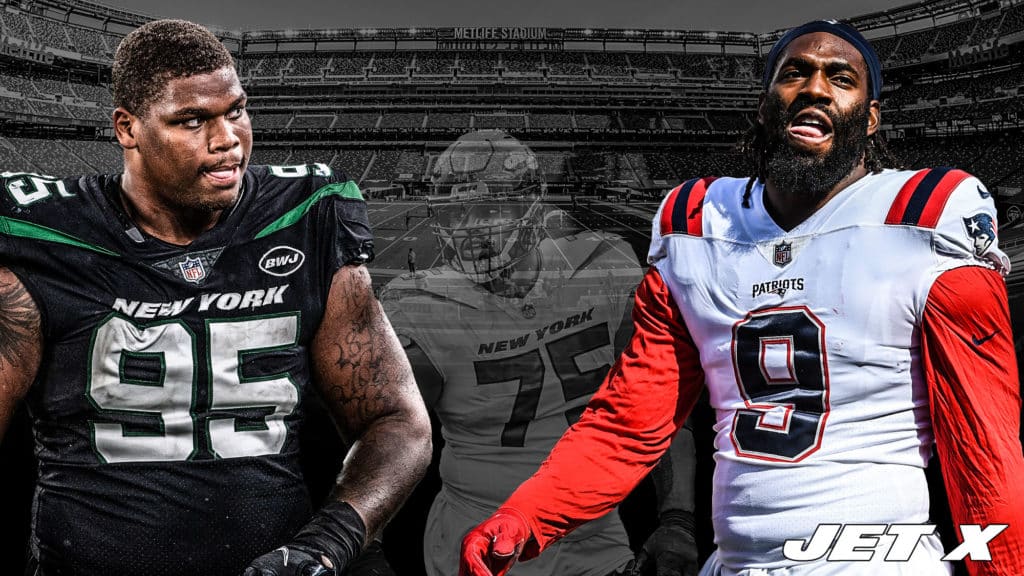 Quinnen Williams, Alijah Vera-Tucker, Matt Judon