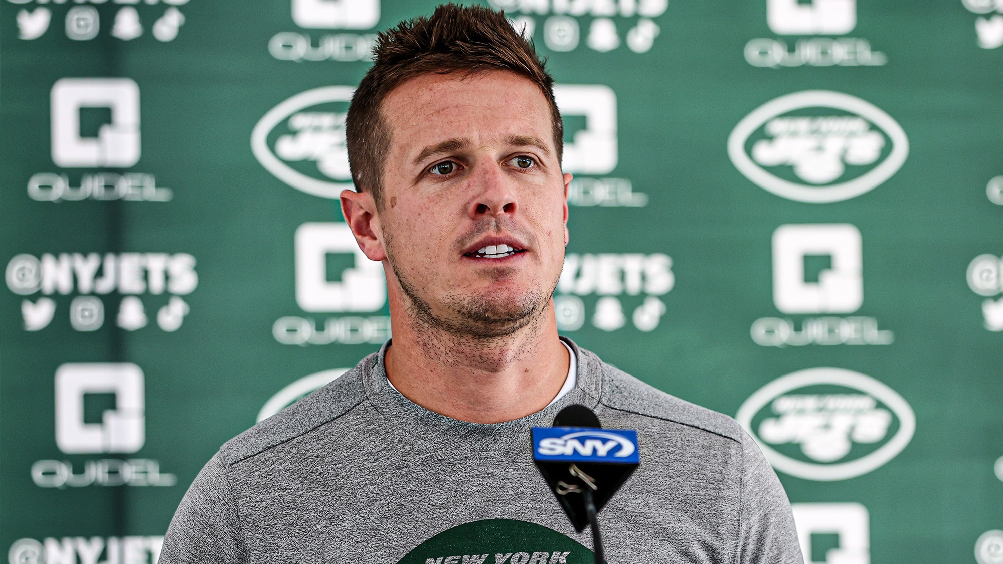 Jets OC Mike LaFleur looks for more than passing grade in 2022