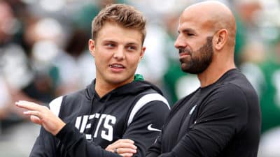 Zach Wilson, Robert Saleh, NY Jets, Bench