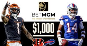 BetMGM Ohio Bonus Code, $1,000 NFL Promo, Cincinnati Bengals, Buffalo Bills, Ja'Marr Chase, Stefon Diggs