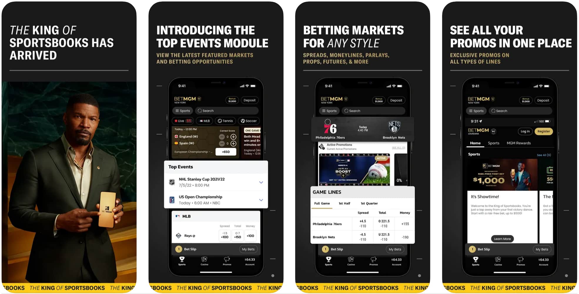 BetMGM Sportsbook Mobile App, iOS Apple App Store