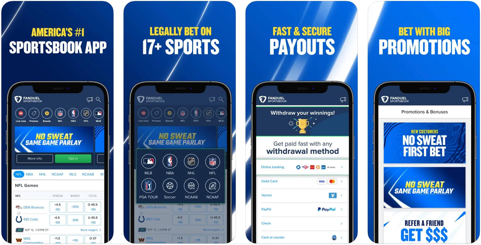 FanDuel Sportsbook & Casino, iOS Apple App Store
