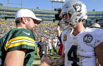 Derek Carr, Aaron Rodgers, NY Jets