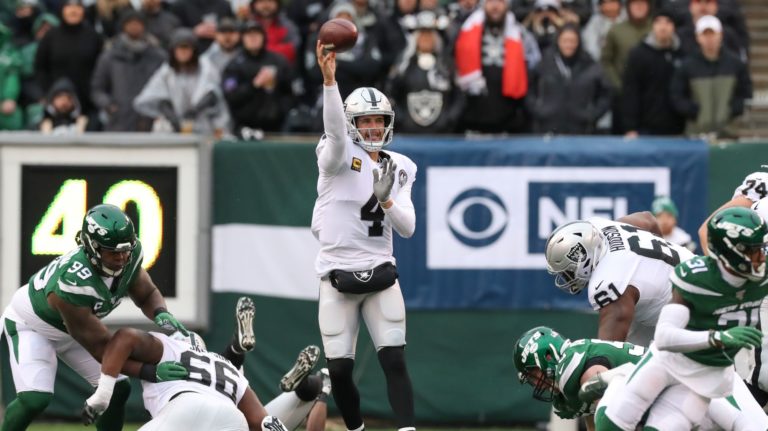 Derek Carr, Las Vegas Raiders, New York Jets