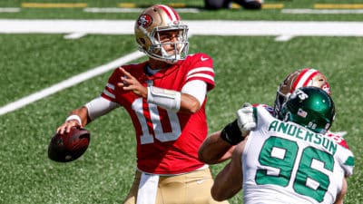 Jimmy Garoppolo, NY Jets, San Francisco 49ers