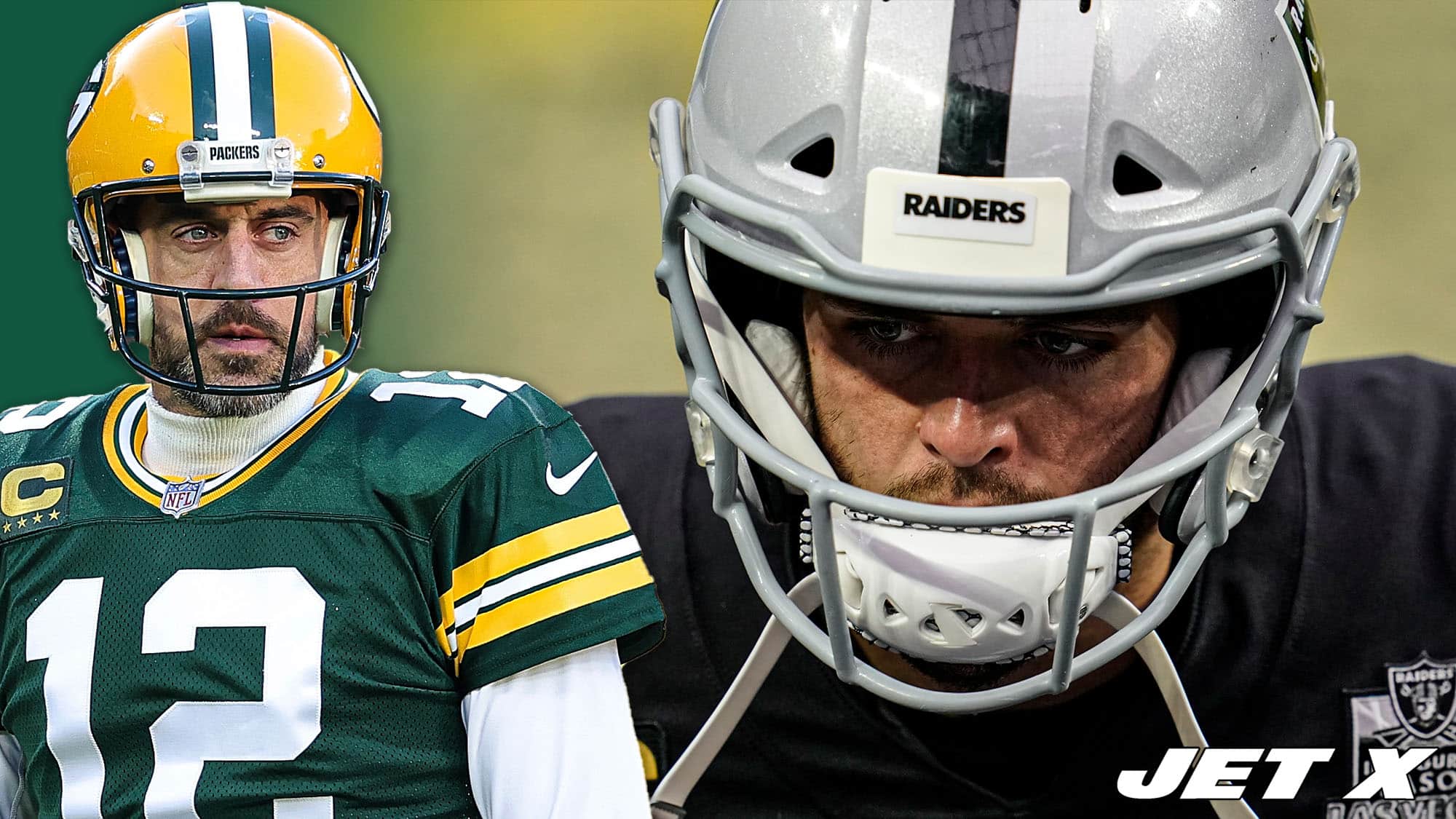 NY Jets, Aaron Rodgers, Derek Carr