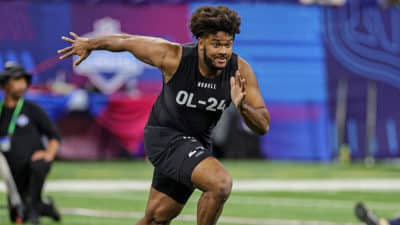 Paris Johnson, NFL Combine, NY Jets, Ohio State