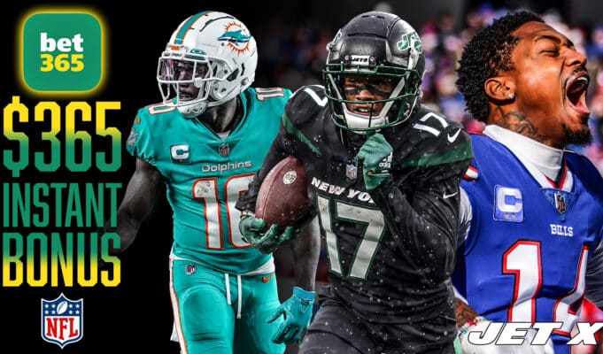 bet365 Promo Code, $365 Instant Bonus, AFC East Odds