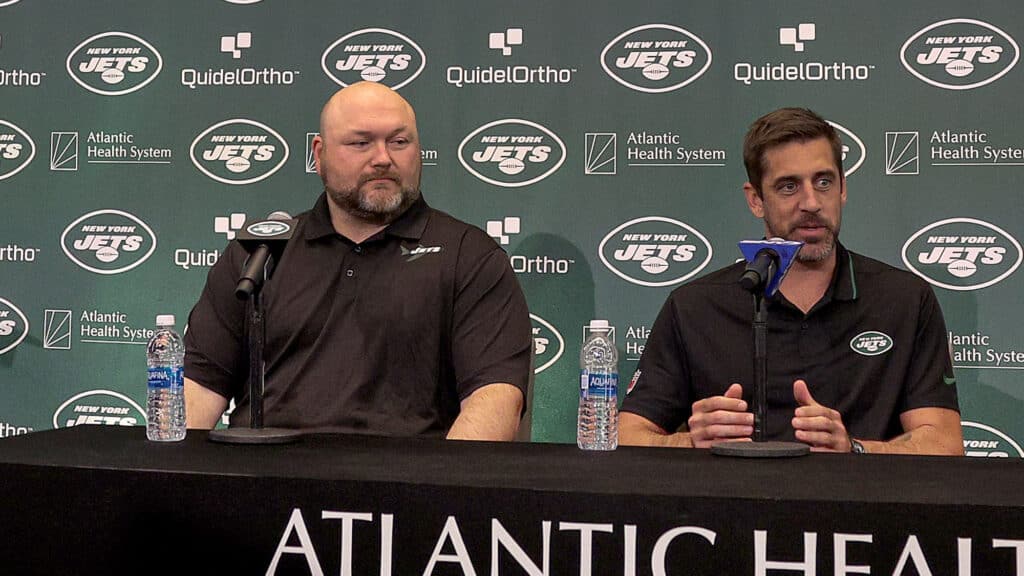 Watch: NY Jets GM Joe Douglas Correctly Predicts Pats Draft Trade