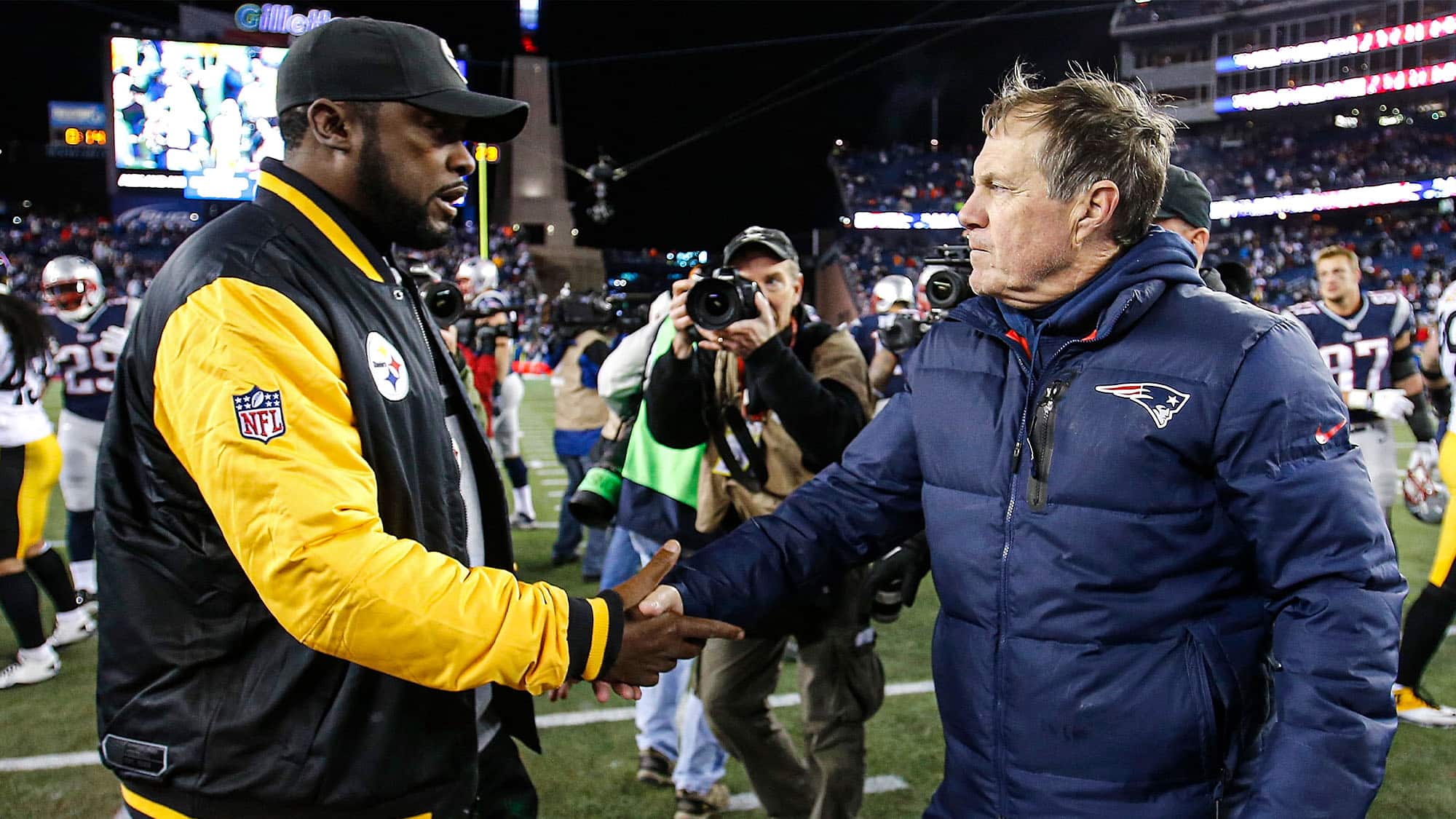 Mike Tomlin, Bill Belichick, Steelers Patriots Trade, NY Jets