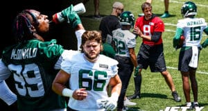 New York Jets OTA practice on June 1, 2022 