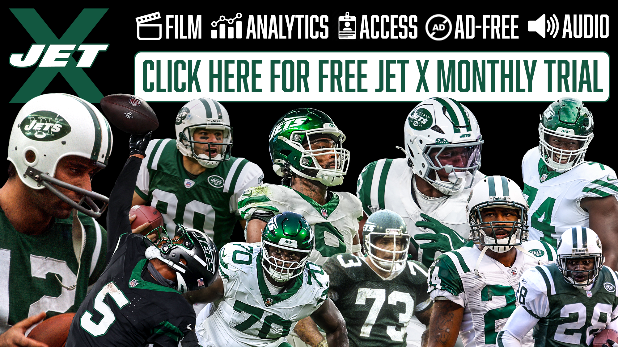Jet X Membership Options | New York Jets Film, Analytics, Simulator