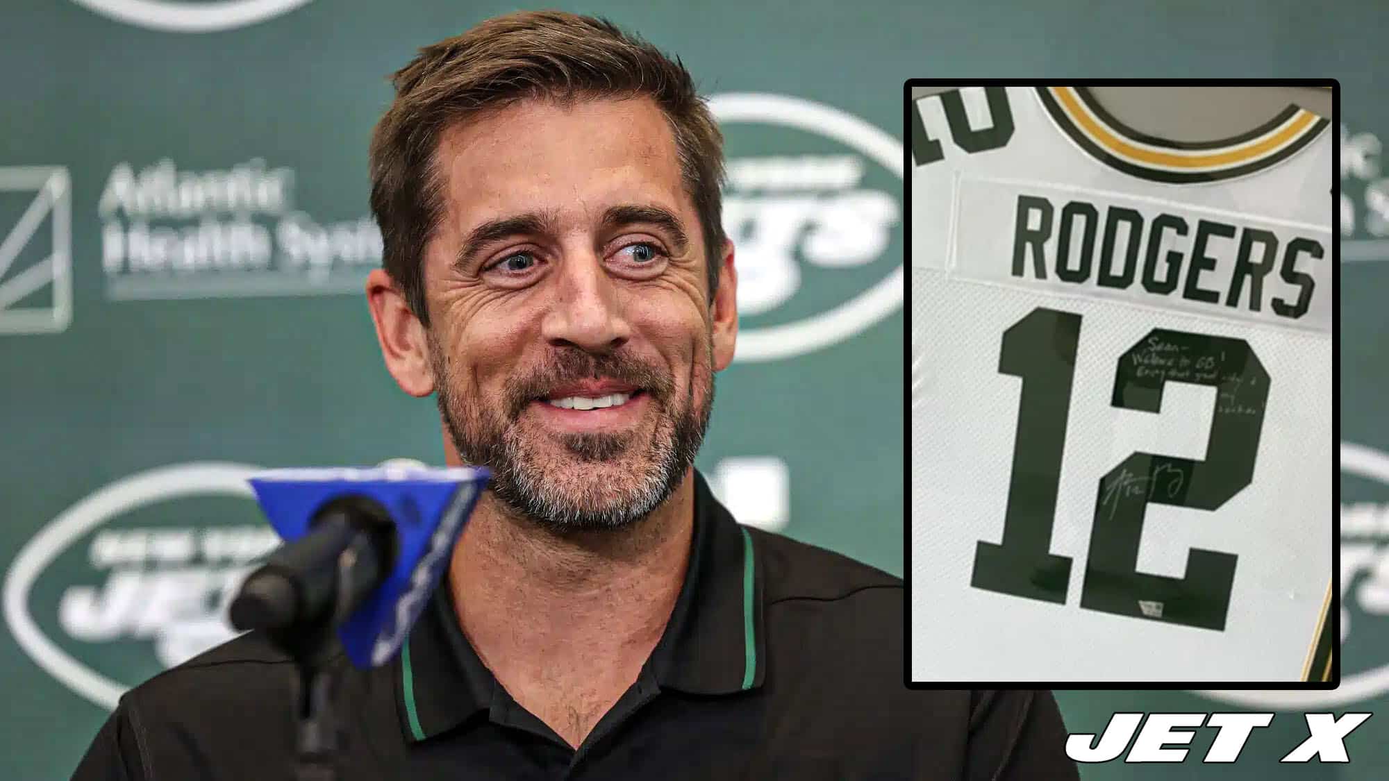 Aaron Rodgers, Packers, Clifford, Gift, NY Jets