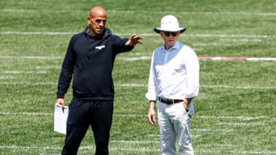 Robert Saleh, Woody Johnson, NY Jets