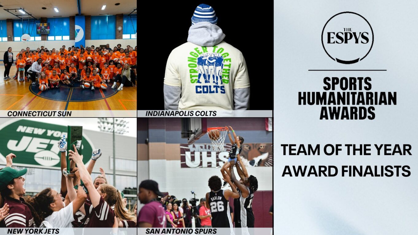NY Jets named finalists for Sports Humanitarian Award