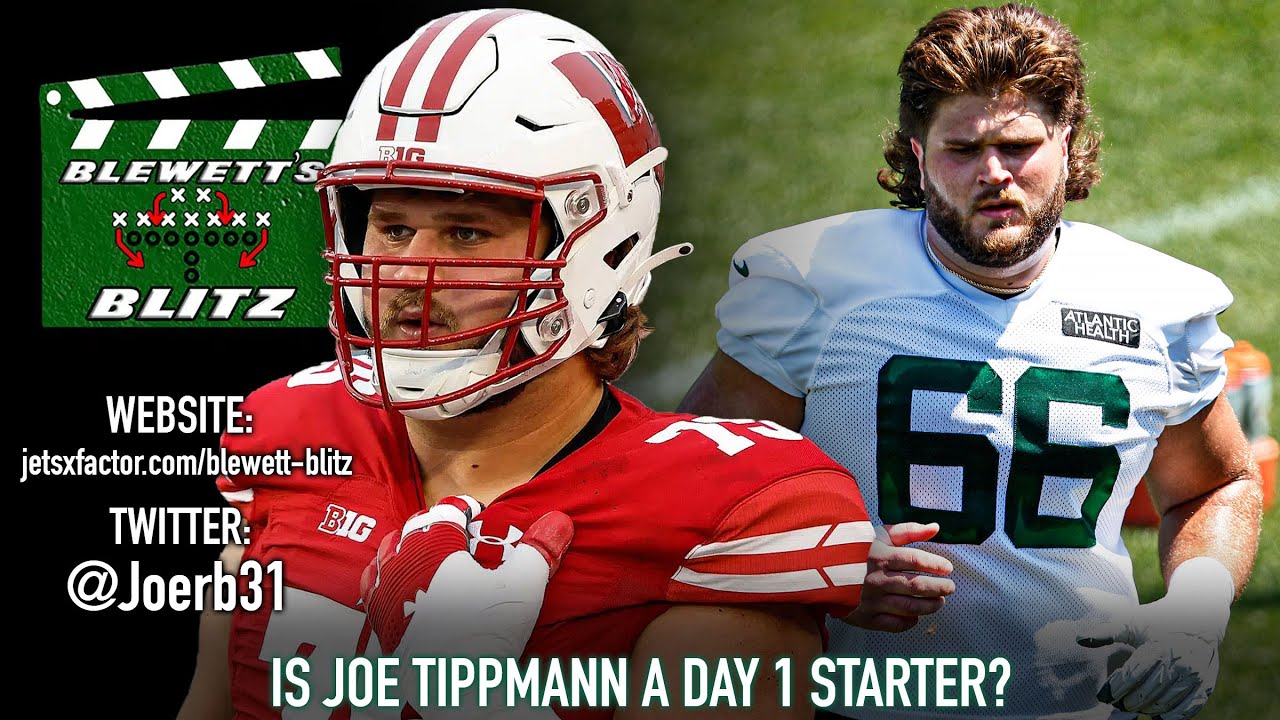 Twitter reacts to Jets selecting Joe Tippmann