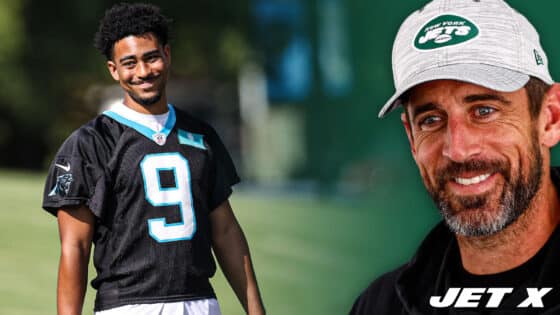 Aaron Rodgers, NY Jets, Bryce Young, Panthers Joint Practice