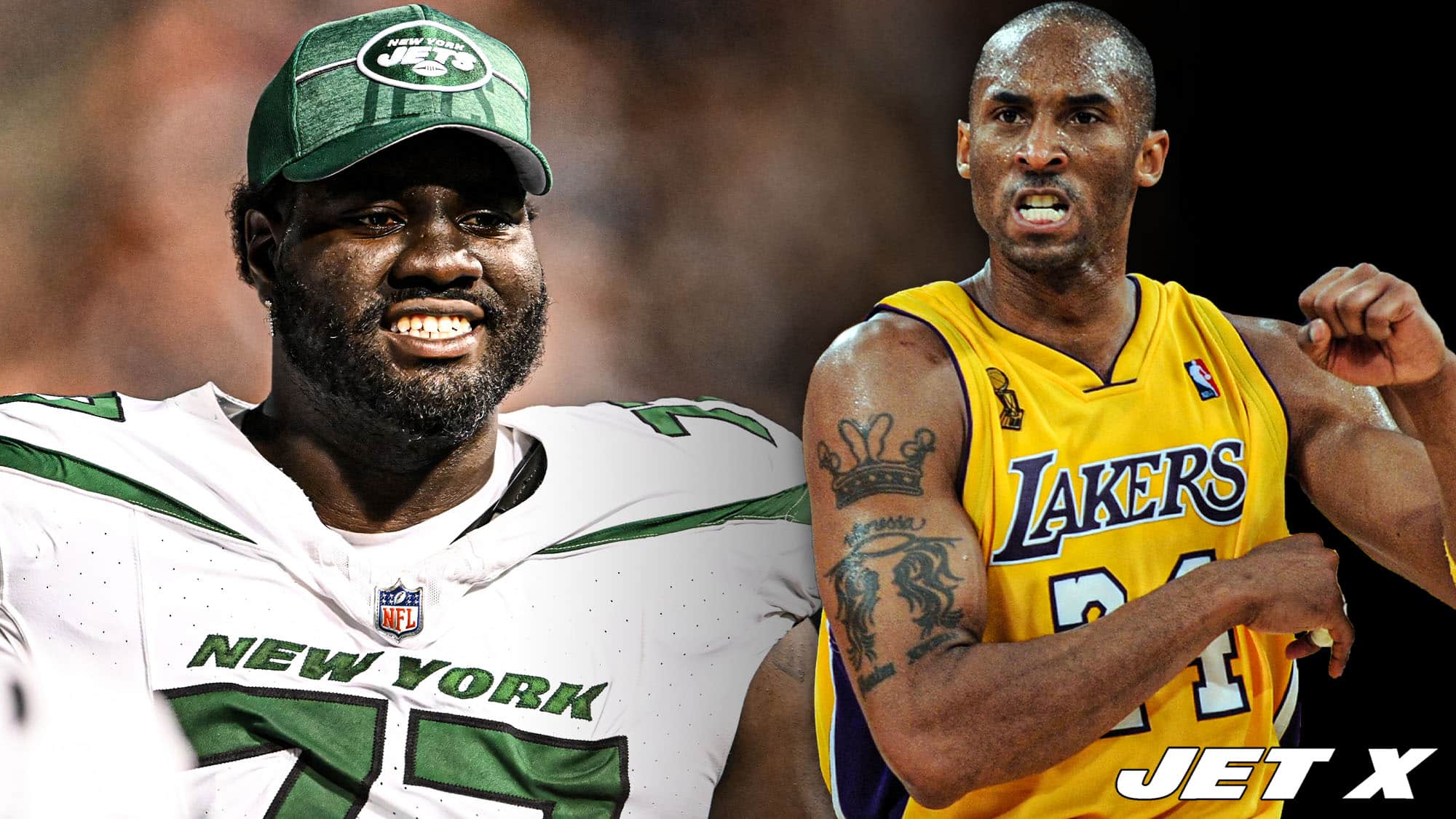 Mekhi Becton, Kobe Bryant, NY Jets