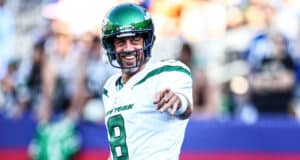 Aaron Rodgers, NY Jets, Debut, TD