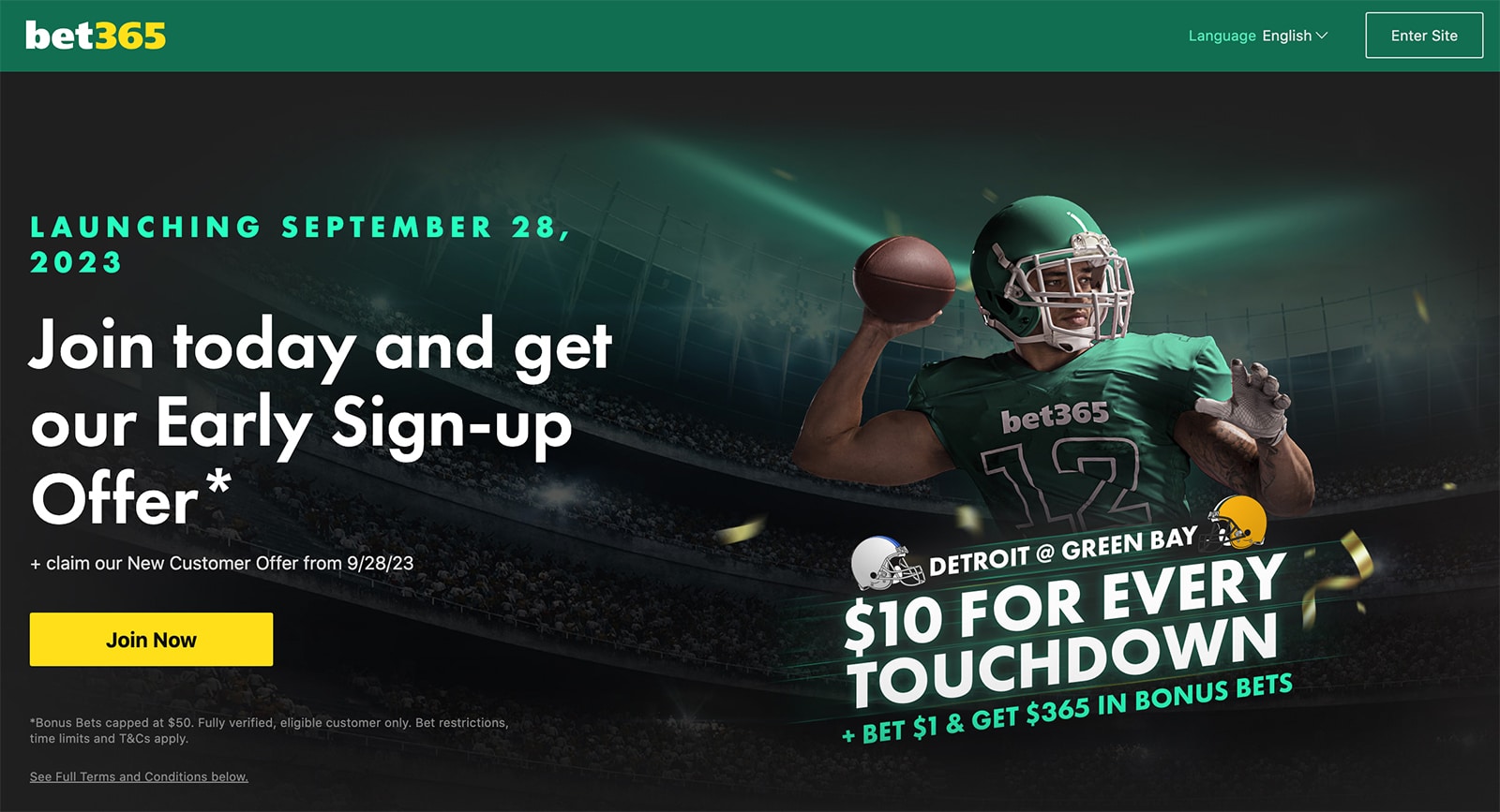 Bet365 Super Bowl Sign Up Offer: How to get £50 in free bets