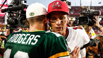 Aaron Rodgers, Tom Brady, NY Jets