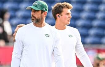 Aaron Rodgers, Zach Wilson, NY Jets