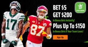 DraftKings Promo Code: Get $200 Instant Bonus for NY Jets-Chiefs