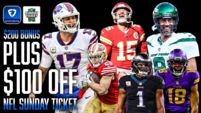 FanDuel Promo Code: Bet $5, Get $200 Instant Bonus plus $100 NFL Sunday Ticket Discount