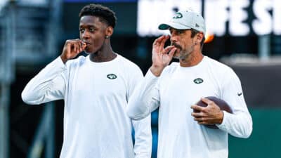 Sauce Gardner, Aaron Rodgers, Smoke Handshake, NY Jets