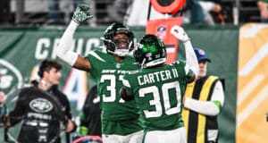 Bryce Hall, Michael Carter II, NY Jets CB